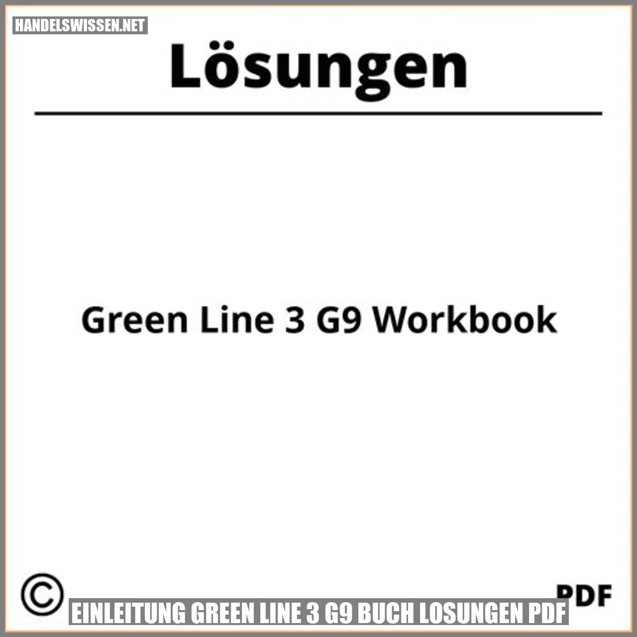 Green Line 3 G9 Buch Lösungen PDF
