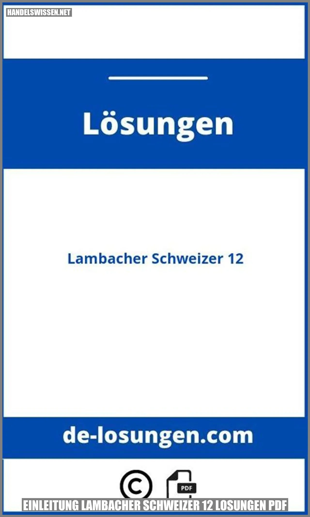 Einleitung lambacher schweizer 12 Lösungen PDF
