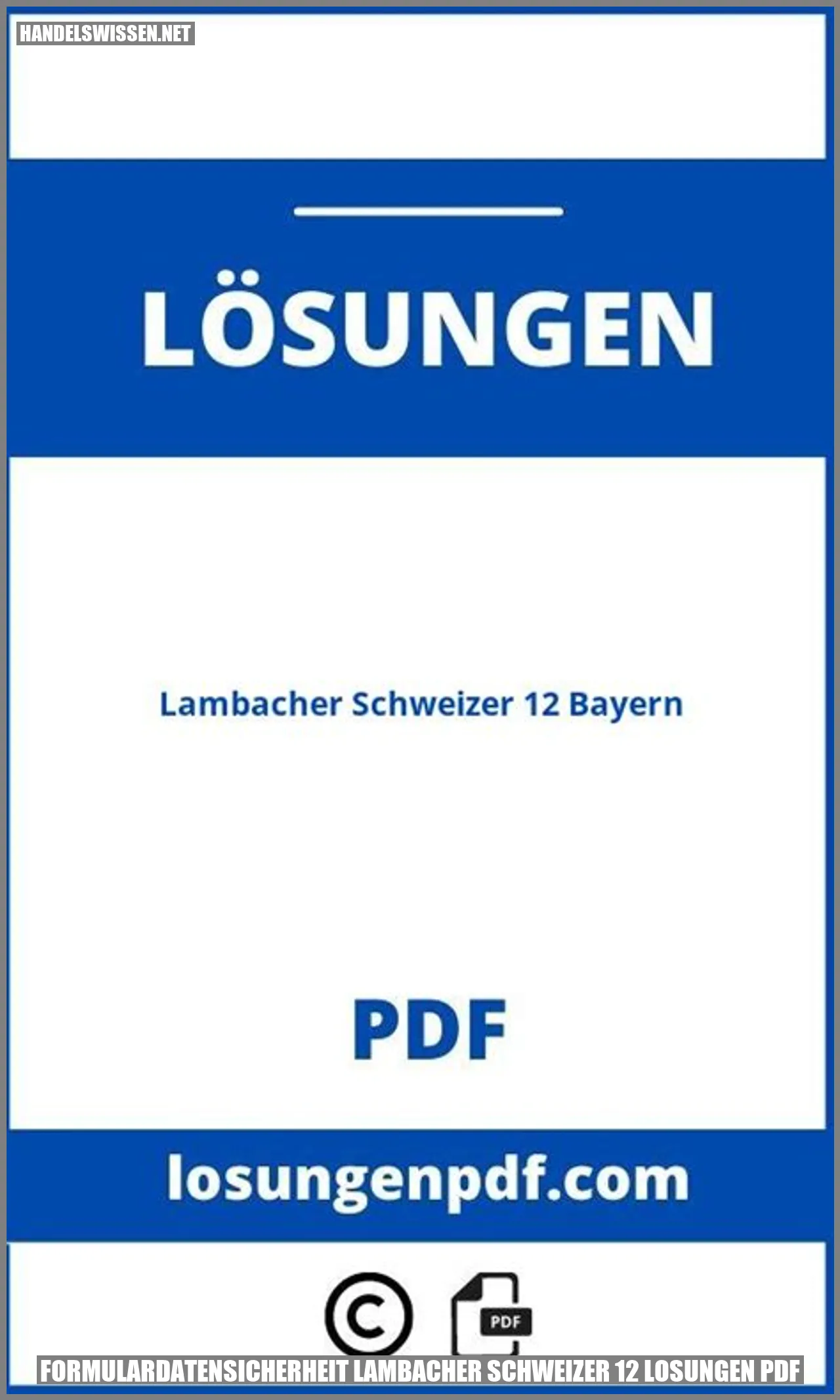 Formulardatensicherheit Lambacher Schweizer 12 Lösungen PDF