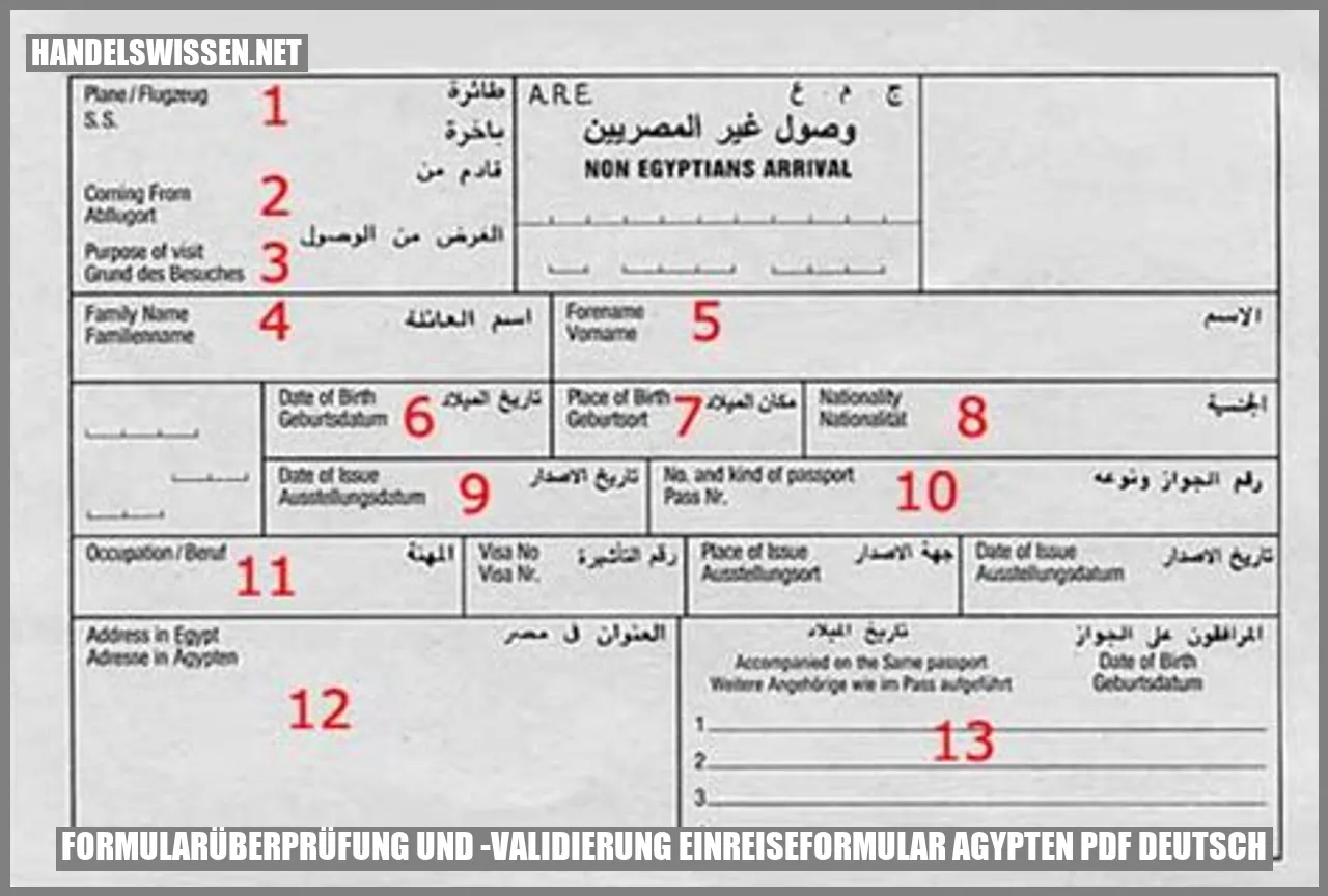 Bild zum Einreiseformular Ägypten