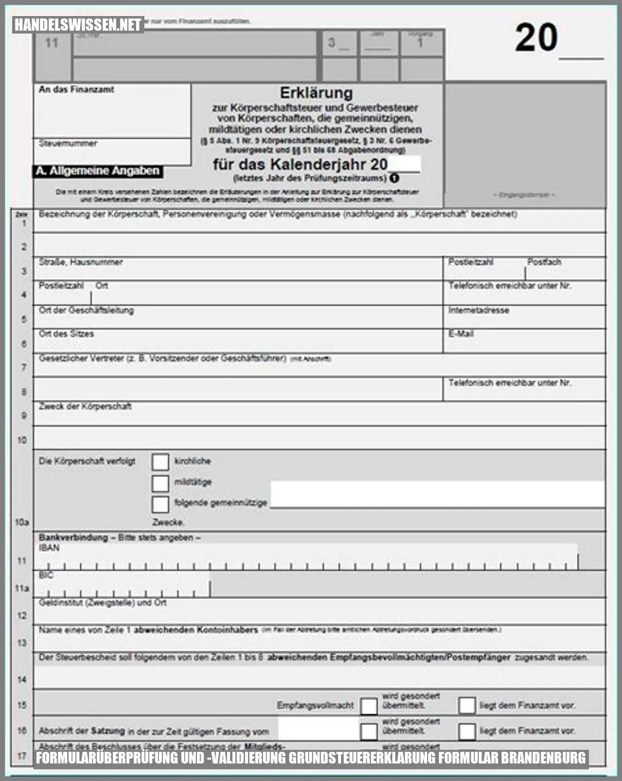 Bild von Formularüberprüfung und -validierung der Grundsteuererklärung in Brandenburg