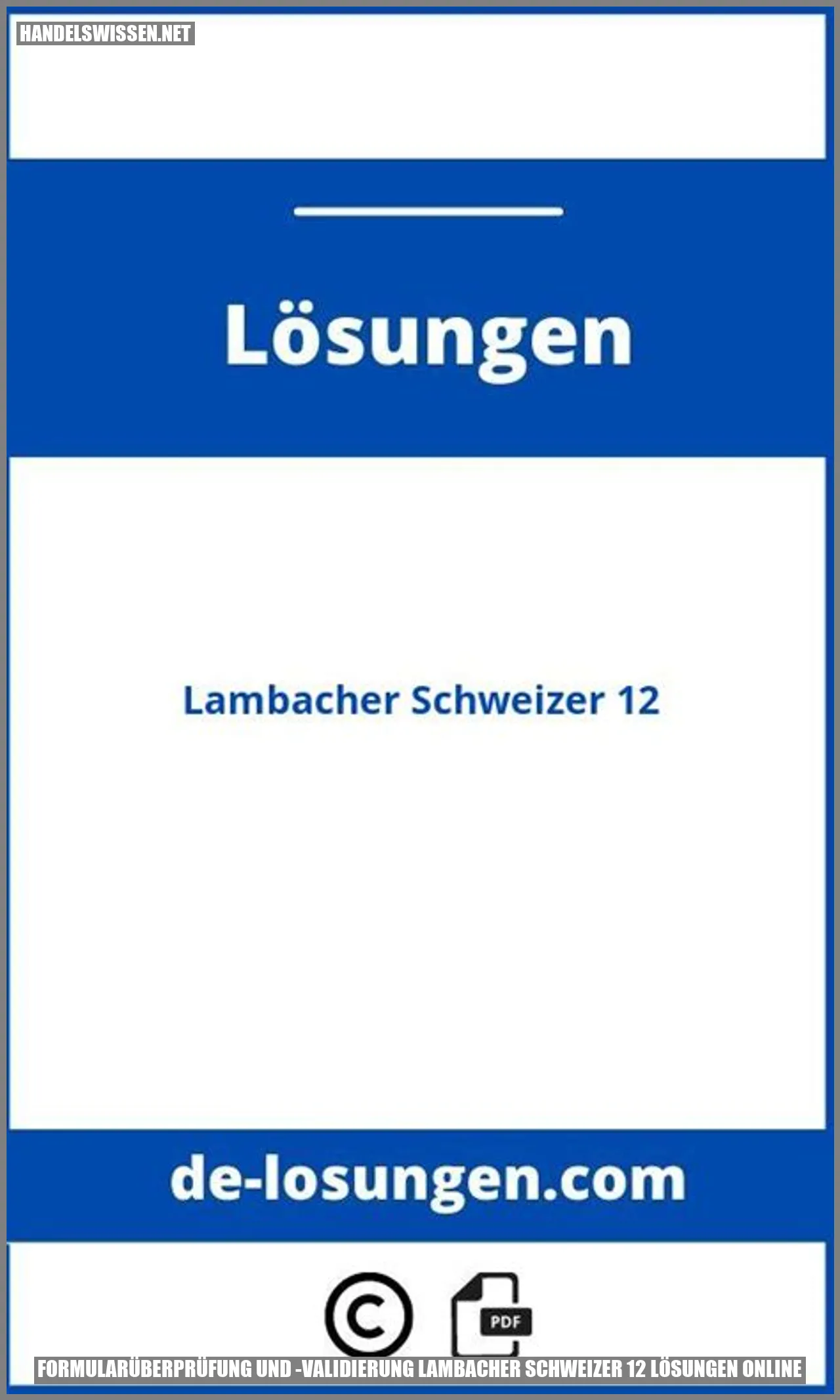 Formularüberprüfung und -validierung Lambacher Schweizer 12 Lösungen Online