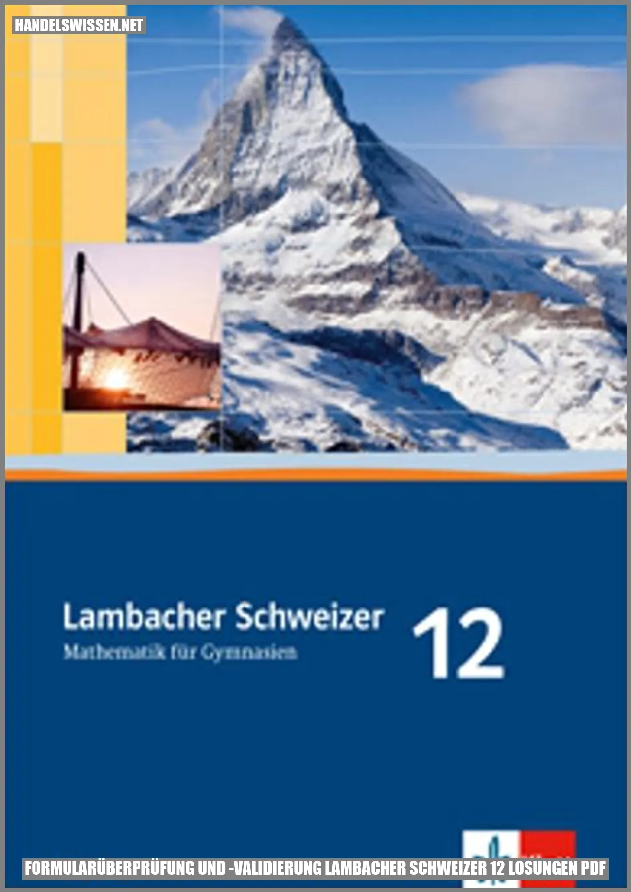 Formularprüfung und Validierung der Lambacher Schweizer 12 Lösungen im PDF-Format